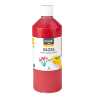 Błyszcząca farba poliwinylowa Creall Gloss 500 ml – ciemnoczerwona
