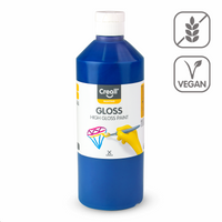 Błyszcząca farba poliwinylowa Creall Gloss 500 ml – ciemnoniebieska