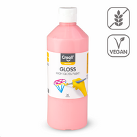 Błyszcząca farba poliwinylowa Creall Gloss 500 ml – różowa