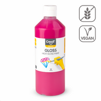 Błyszcząca farba poliwinylowa Creall Gloss 500 ml – magenta