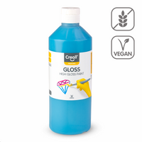 Błyszcząca farba poliwinylowa Creall Gloss 500 ml – turkusowa
