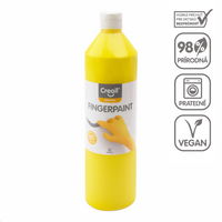 Farba do malowania palcami Creall - 750 ml – żółty
