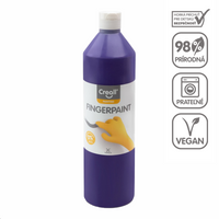 Farba do malowania palcami Creall - 750 ml – fioletowy