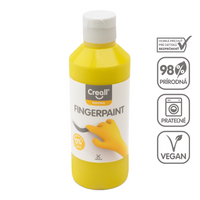 Farba do malowania palcami Creall 250 ml – żółty