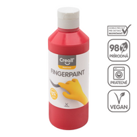 Farba do malowania palcami Creall 250 ml – czerwony