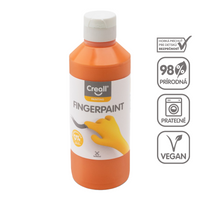 Farba do malowania palcami Creall 250 ml – pomarańczowy