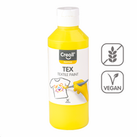 Farba do tkanin Creall Tex 250 ml – żółty