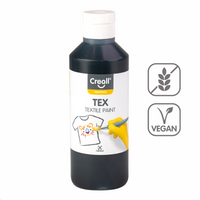 Farba do tkanin Creall Tex 250 ml – czarny