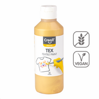 Farba do tkanin Creall Tex 250 ml – złoty