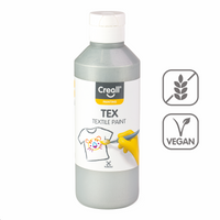 Farba do tkanin Creall Tex 250 ml – srebrny