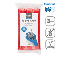Masa plastyczna Creall Super Soft 500 g – czerwony