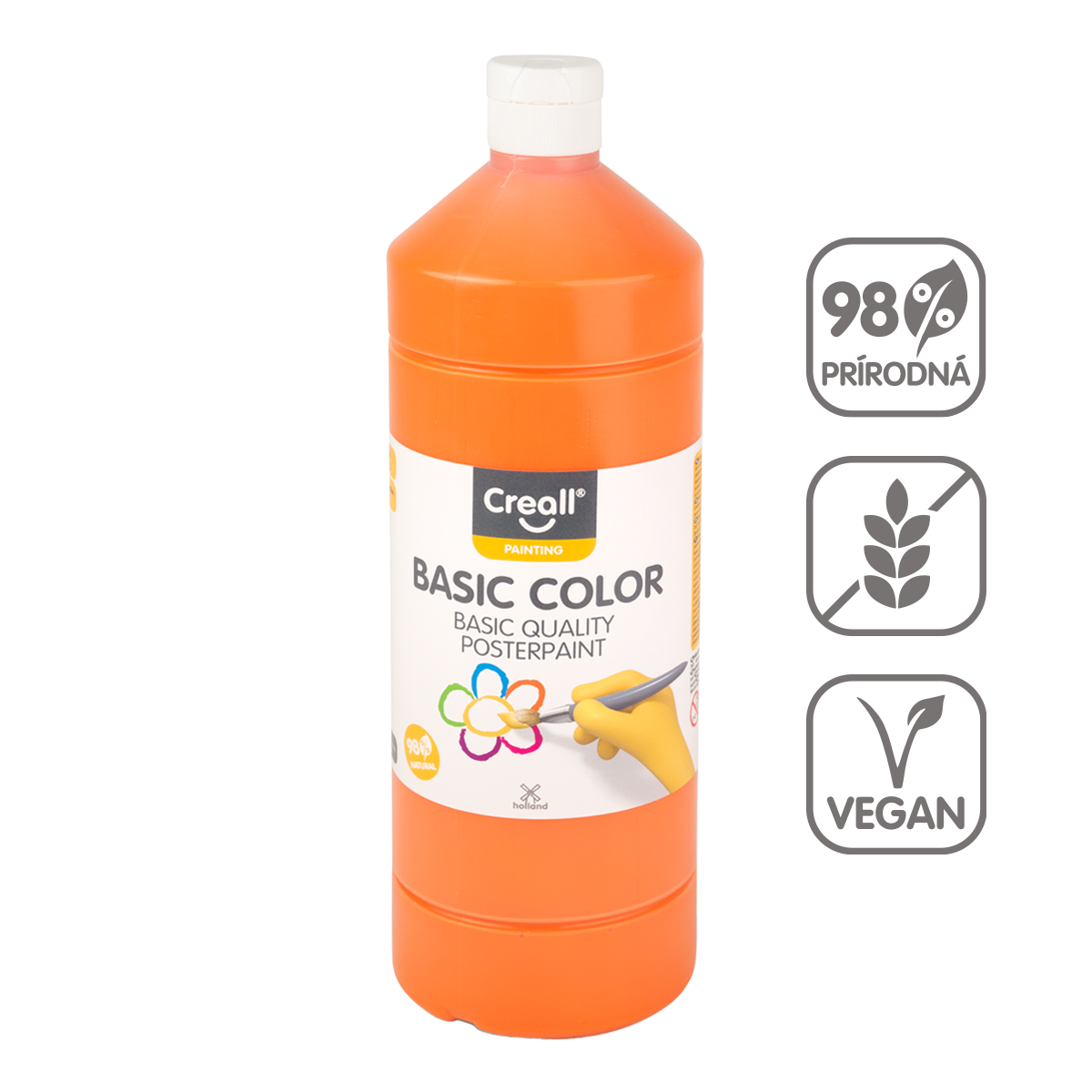 Farba plakatowa Creall 500 ml – pomarańczowy