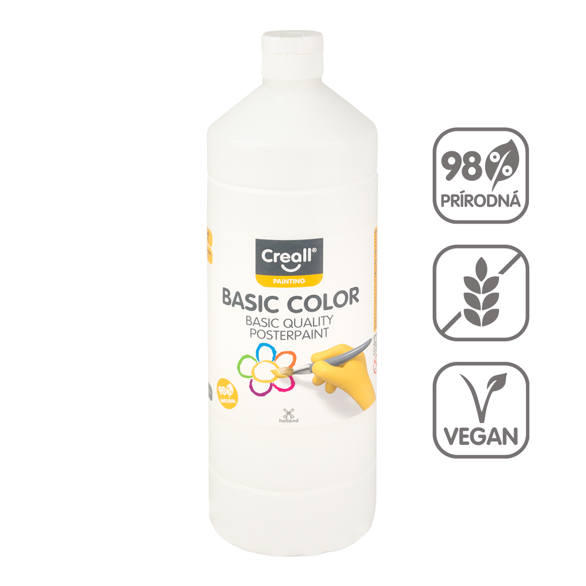 Farba plakatowa Creall 500 ml – biały