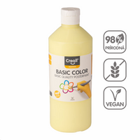 Farba plakatowa Creall 500 ml – pastelowy żółty