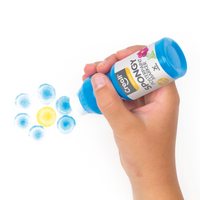 Zestaw farb plakatowych z gąbką Creall Spongy – 6 × 70 ml
