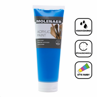 Farba akrylowa Molenaer 250 ml – niebieska