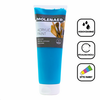 Farba akrylowa Molenaer 250 ml – turkusowa