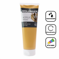 Farba akrylowa Molenaer 250 ml – ochra