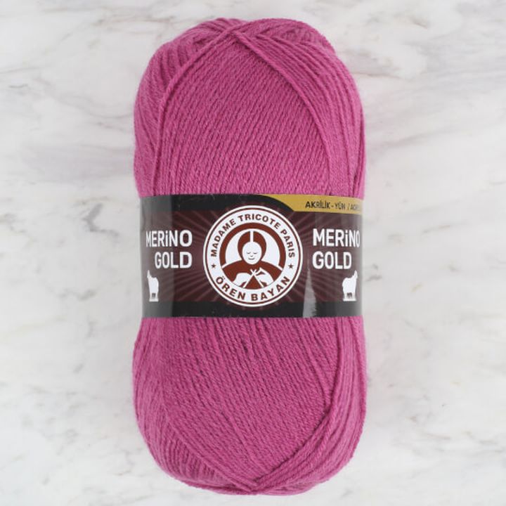 Włóczka Madame Tricote Paris Merino Gold 100 g – różowa