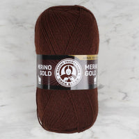 Włóczka Madame Tricote Paris Merino Gold 100 g – ciemnobrązowa