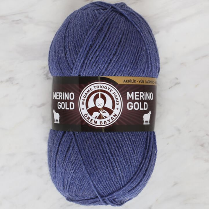 Włóczka Madame Tricote Paris Merino Gold 100 g – ciemnoniebieska