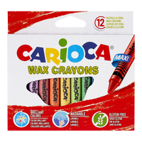 Kredki świecowe Carioca Maxi, 12 szt.
