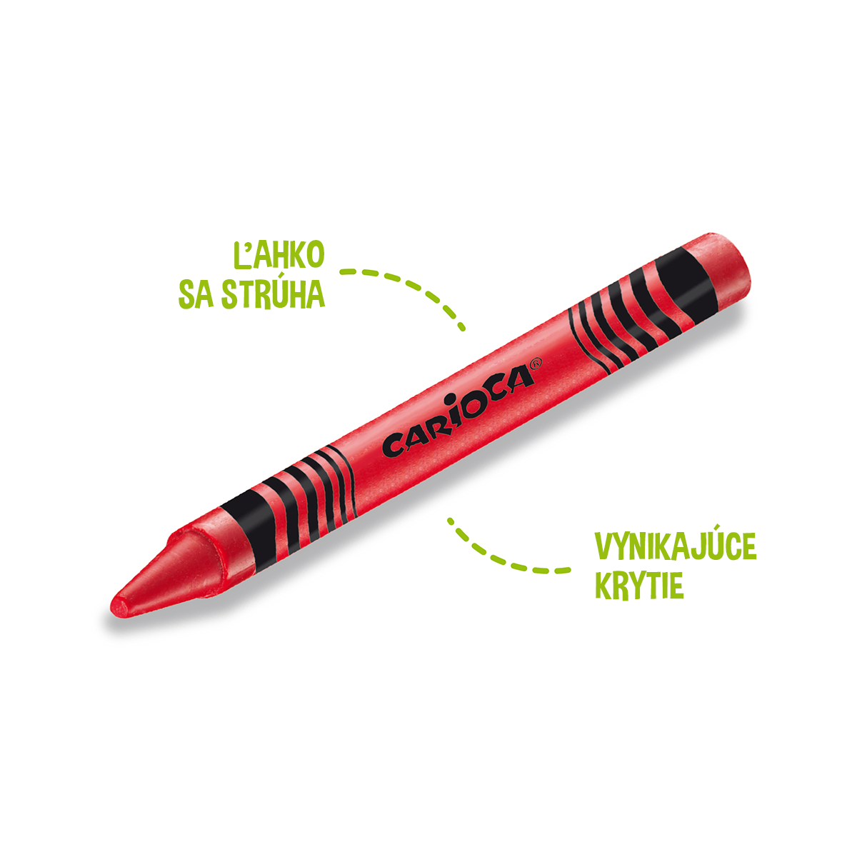 Kredki świecowe Carioca Maxi, 12 szt.