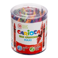 Carioca Maxi kredki świecowe, 50 szt.