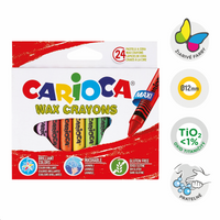 Carioca kredki woskowe Maxi, 24 szt.