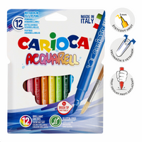 Pisaki akwarelowe Carioca, 12 szt., miks kolorów