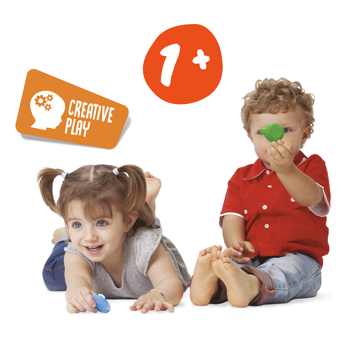 Kredki woskowe Carioca Baby Wild 2+, 8 szt.