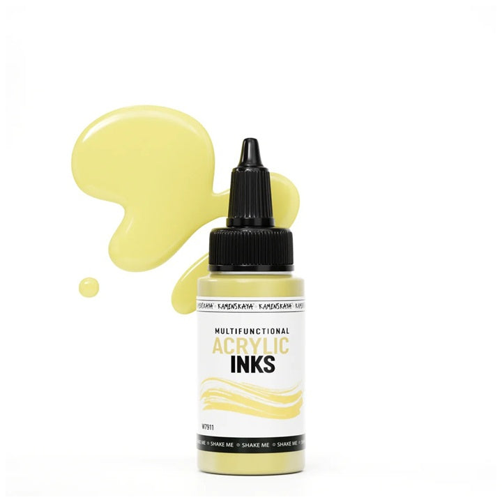 Skoncentrowany tusz akrylowy, 30 ml – W7911 Bananowy