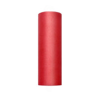 Tiul dekoracyjny 15 cm x 9 m – czerwony