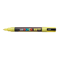 Marker Posca PC-3ML, 0,9 - 1,3 mm, brokatowy – żółta (L2