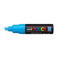 Marker UNI POSCA PC-8K 8 mm – Posca popisovač PC-8K, 8 mm, svetlomodrá (8)