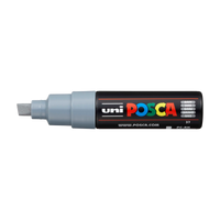 Marker UNI POSCA PC-8K 8 mm – sivá (37)