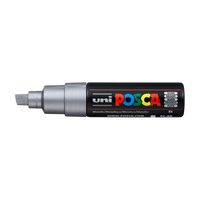 Marker UNI POSCA PC-8K 8 mm – strieborná (26)