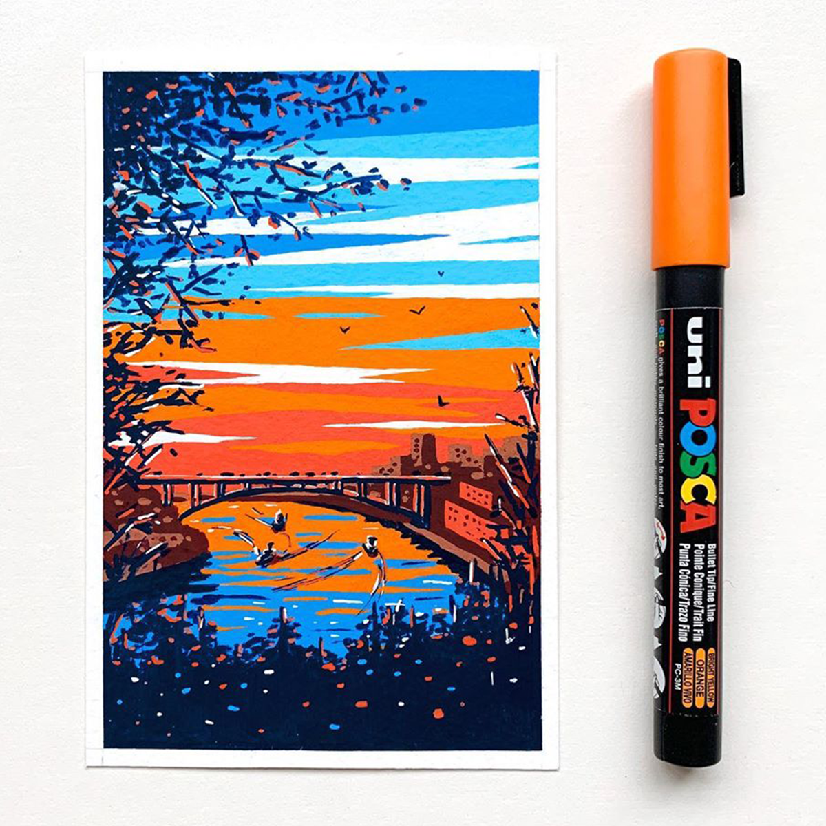 Marker Posca PC-5M, 1,8 - 2,5 mm, jasnożółty (3)