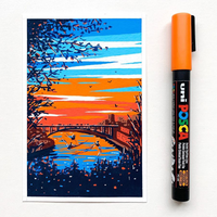 Posca zestaw markerów mix kolorów