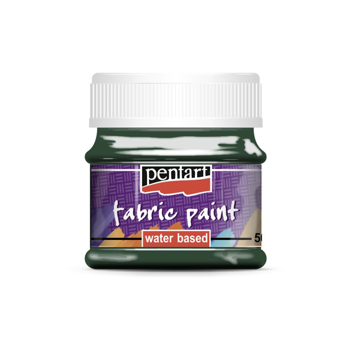 Farba do tkanin - 50 ml – jodłowy zielony