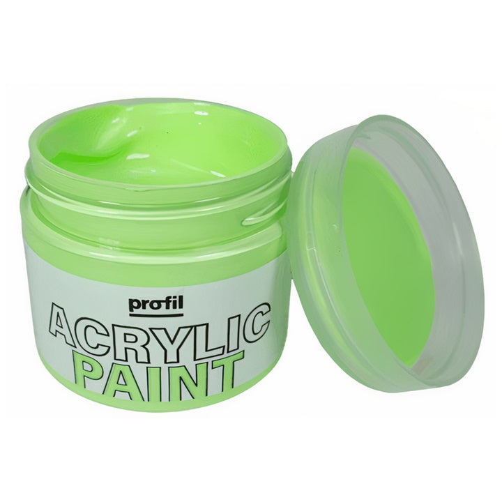 Farba akrylowa Profil Acrylic Paint 50 ml – polska marka – fluo zielona