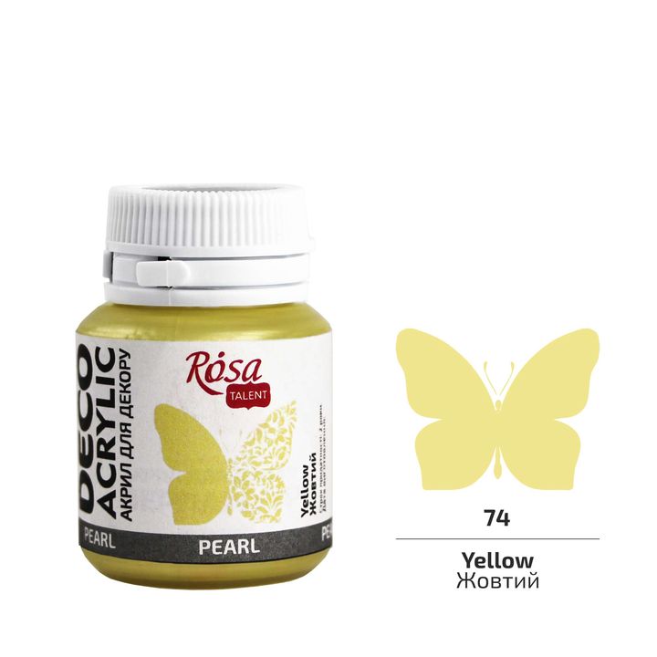 Akrylowa farba dekoracyjna perłowa ROSA TALENT 20 ml | różne odcienie | Artmie