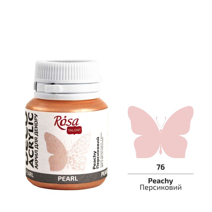 Akrylowa farba dekoracyjna perłowa ROSA TALENT 20 ml | różne odcienie | Artmie