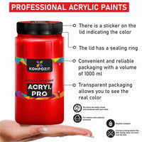 Farba akrylowa ACRYL PRO ART Kompozit 1 000 ml | różne odcienie | Artmie