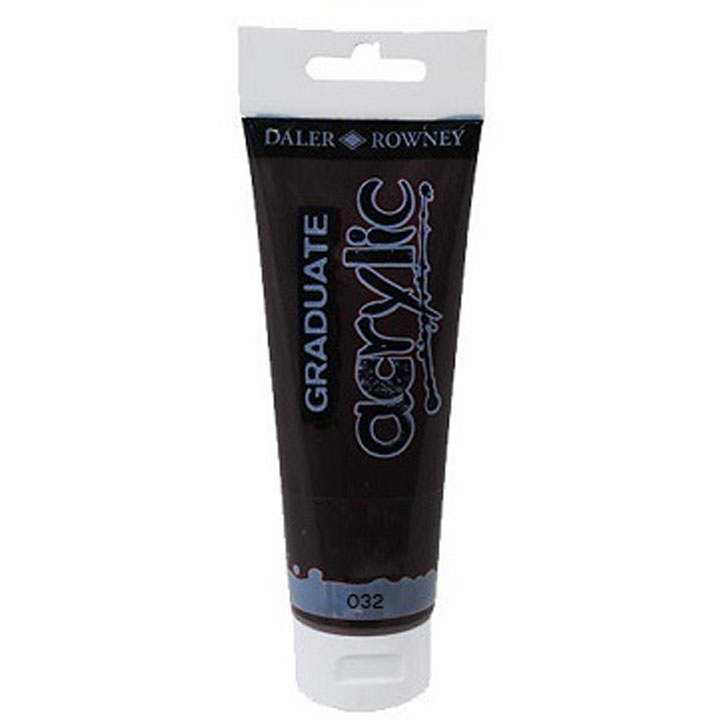 Farba akrylowa Daler-Rowney GRADUATE 120 ml – 032 perłowa czarna