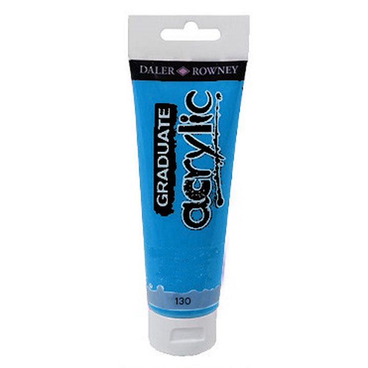 Farba akrylowa Daler-Rowney GRADUATE 120 ml – 130 Coeruleum hue