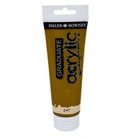Farba akrylowa Daler-Rowney GRADUATE 120 ml – 247 surowa umbra