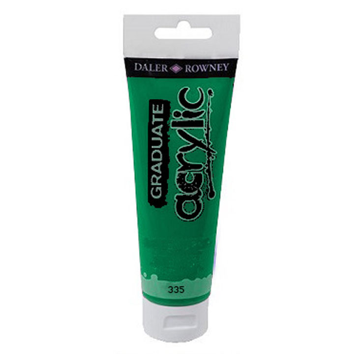 Farba akrylowa Daler-Rowney GRADUATE 120 ml – 335 szmaragdowa