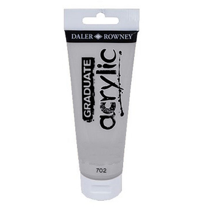 Farba akrylowa Daler-Rowney GRADUATE 120 ml – 702 srebrna imitacja