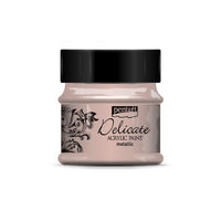 Farba akrylowa Delicate metaliczna 50ml – 29389 złoto różane